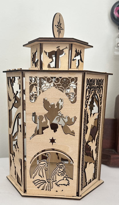 Nativity Lantern-Large