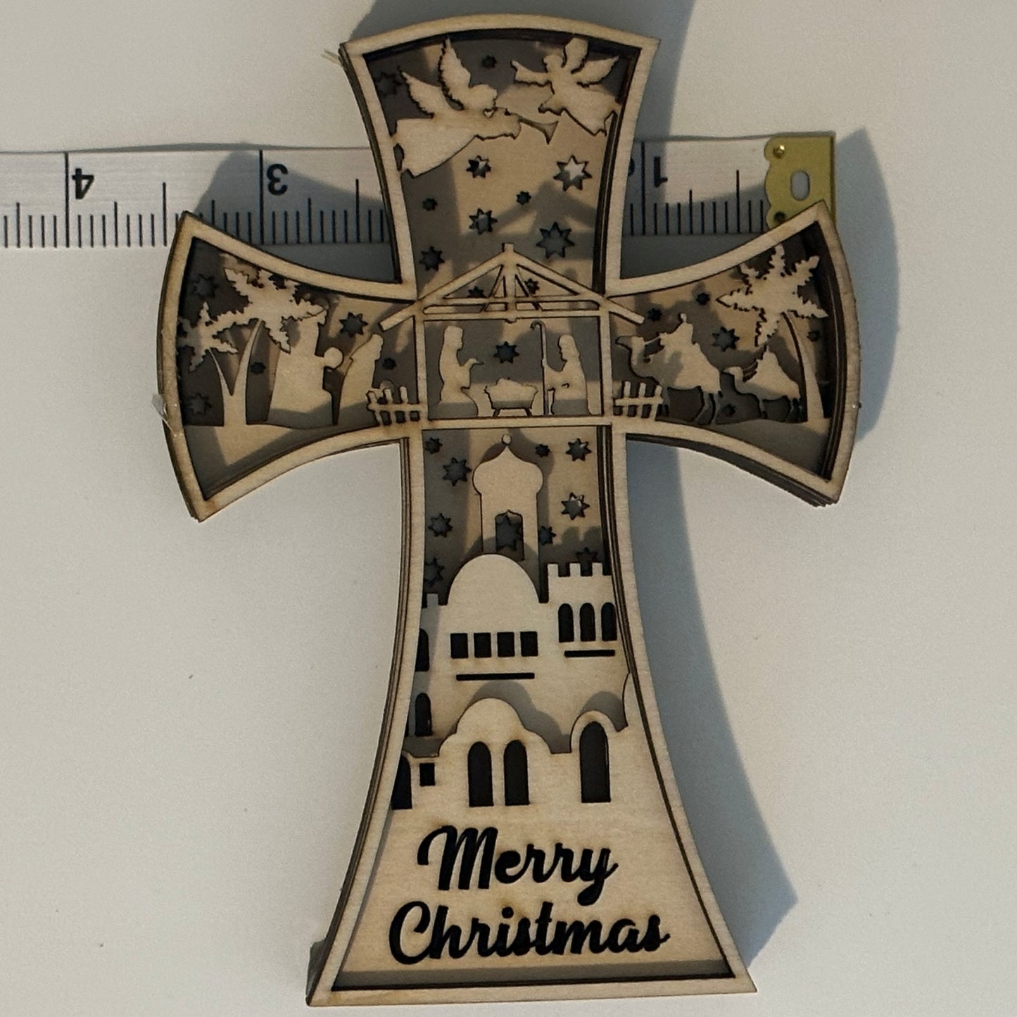 3D Nativity Cross-Small