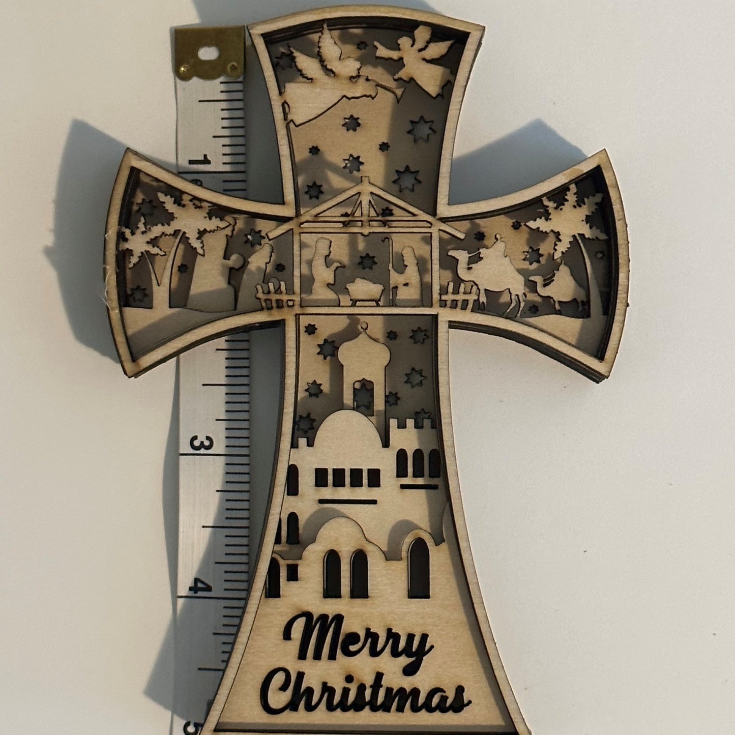 3D Nativity Cross-Small